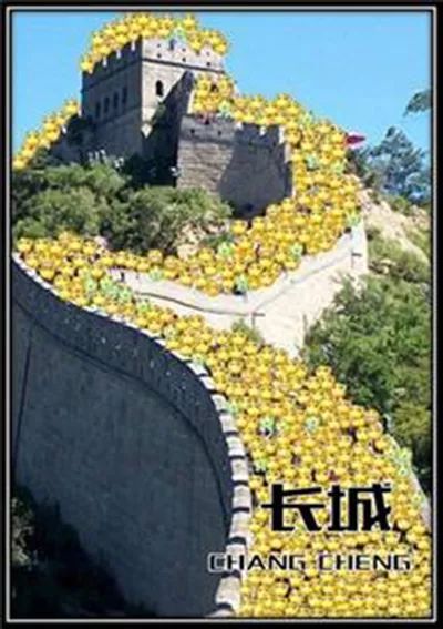 如何用英語表達國慶期間“人山人海”？