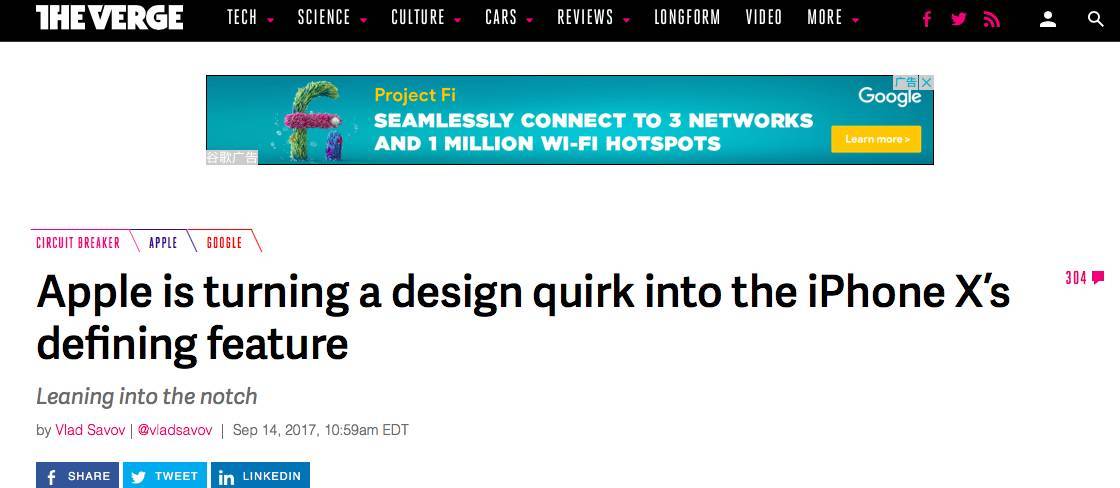 美國(guó)人管iPhone X的“齊劉海”叫什么？