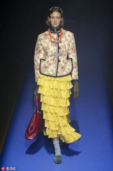 2018年時(shí)尚界刮起“中國風(fēng)”（組圖）