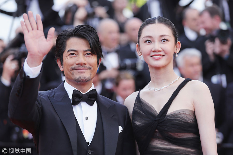 李宇春郭富城領(lǐng)銜中國軍團亮相 戛納紅毯刮起中國風(fēng)（組圖）